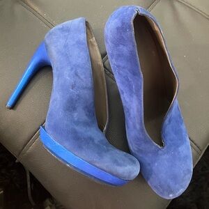 Elegant Blue Women's Heels